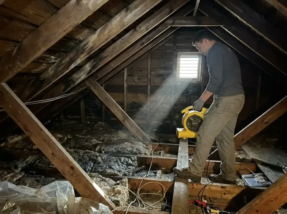 attic-water-damage-drying-proc-007 — frequently asked questions, Emergency Water Extraction & 24/7 Flood Response in Chico,…